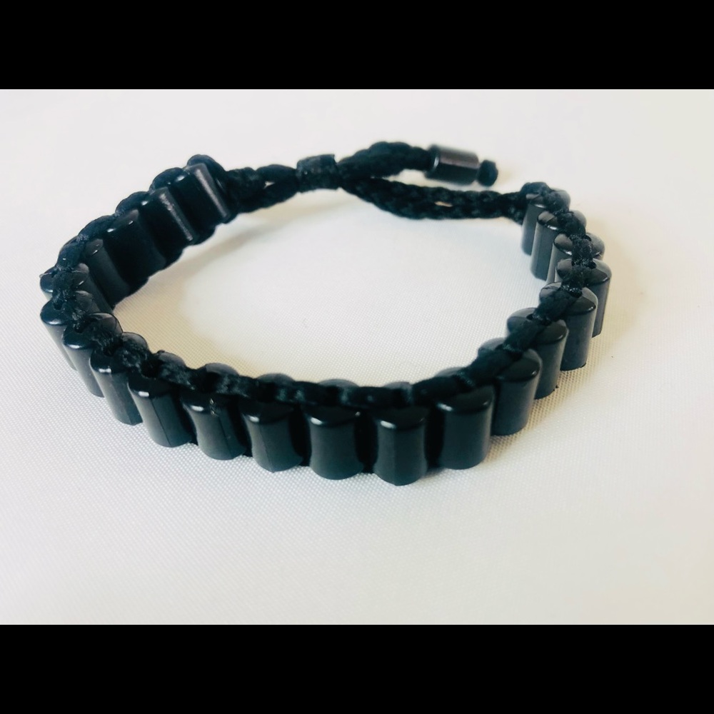 Handmade black bracelets - Picture 1 of 2